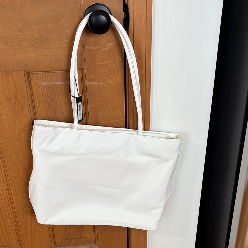 Aritzia White Tote Bag